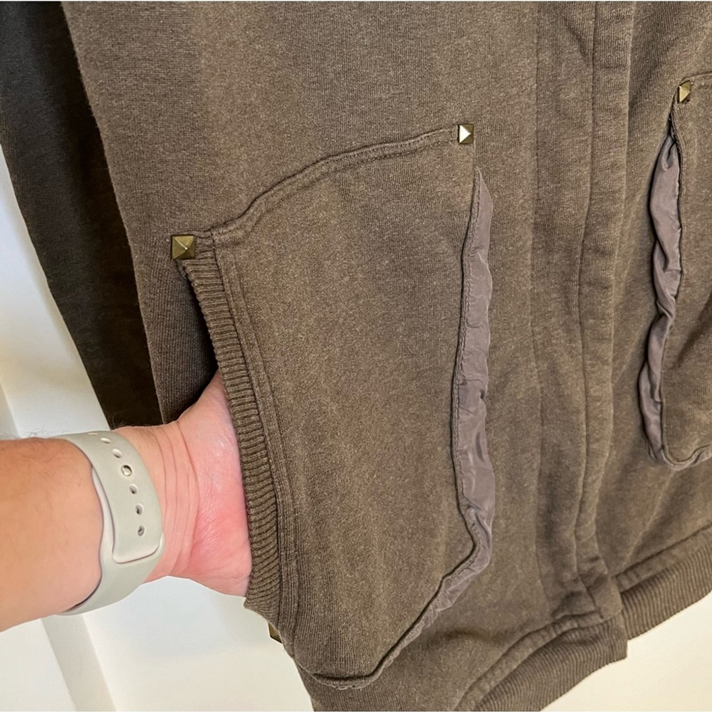 Aritzia Brown Hooded Cardigan - Picture 5 of 11